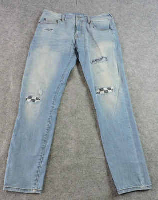 Jeans AriZona 360 grados para hombre 34x30 ultra flexibles ajustados elásticos lavados azules Foto 1 de 4