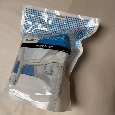 Sistema de estrutura de tubo de travesseiro nasal Res Med Airfit N20 MÉDIO novo 63501 - Imagem 1 de 4