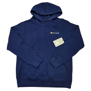 Neu Rivian blau Hoodie Herren Medium offizielle Original-Zubehör-Hersteller Ware Neu mit Etikett - Bild 1 von 10