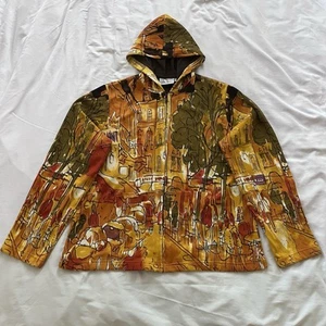 Michael Lue Women's Art To Wear Full Zip Hoodie Sweatshirt Jacket Size XL - Picture 1 of 9