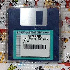 Pulizia floppy disk originale Yamaha MSX 3,5 pollici per PC retrò mai usato - Foto 1 di 6