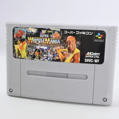 Super Famicom WWF SUPER WRESTE MANIA wrestle mania Cartridge Only Nintendo sfc - Image 1 of 2