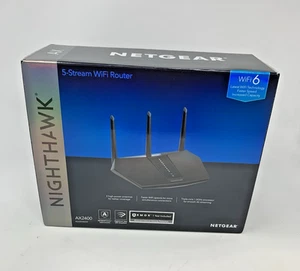 NETGEAR Nighthawk AX2400 MODEL-RAX30 WIFI Router - Black-Excellent - Picture 1 of 8