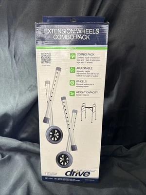 Paquete combinado de ruedas de extensión marca Drive - patas de extensión con ruedas de extensión Foto 1 de 4