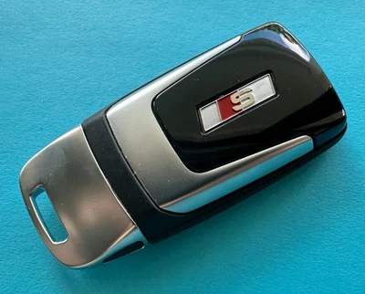 OEM 2019-2023 AUDI SQ5 SMART KEY REMOTE IYZ-AK01 8W0.959.754.DA ~GLOSS "S" LOGO! - Image 1 of 4