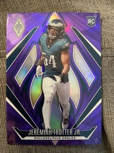 Panini Phoenix 2024 - Novatos Jeremiah Trotter Jr. #200 púrpura (RC) - Imagen 1 de 2
