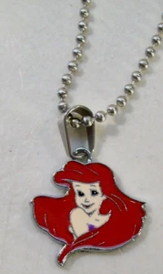 Neu ohne Etikett Disney Die kleine Meerjungfrau Prinzessin Arielle Kopf Charm 24" Kugelkette Halskette - Bild 1 von 3