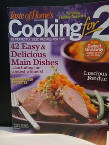 TASTE OF HOME'S COOKING FOR 2 MAGAZINE WINTER 2008 67 PAGES. - Picture 1 of 9