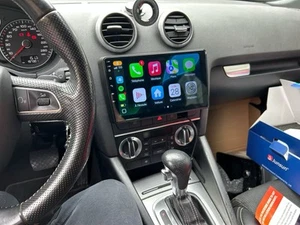 Android Auto rádio de carro for Audi A3 8P 2003/2013 GPS Bluetooth Touchscreem - Picture 1 of 7