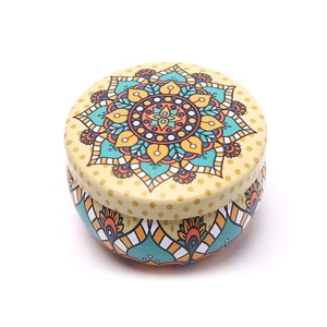 Retro Floral Tin Can Tea Storage Box Candy Gift Ca'YZ - Picture 1 of 18