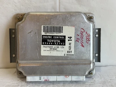 Toyota Corolla 2003 1,8 L ECM ECU computadora de control del motor OEM 89666-02142 Foto 1 de 4