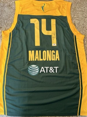 Dominique Malonga Signed Jersey Seattle Storm PSA/DNA Autographed - Image 1 of 4
