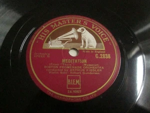 Boston Promenade Orchestra: Meditation / Largo 1946 UK Repress 12” 78 RPM C.2838 - Picture 1 of 2