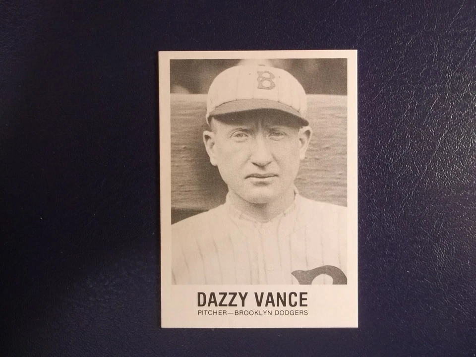 1980 TCMA Renata Galasso Inc. Dazzy Vance Card # 104 - Image 1 of 2
