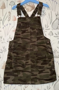 Girls Age 10 ( 9-10 Years) Next Camo Dungaree Dress - Picture 1 of 2