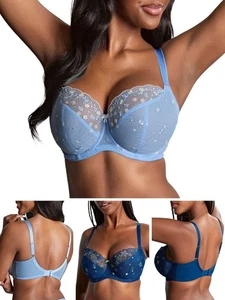 Panache Cleo Blossom BH Balconette ungepolstert Balconette Bügel BHs Dessous - Bild 1 von 11
