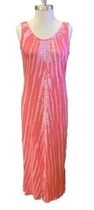New! Young Fabulous & Broke Backless Maxi Dress Sz Small Knit Linen Blend Pink - Picture 1 of 13