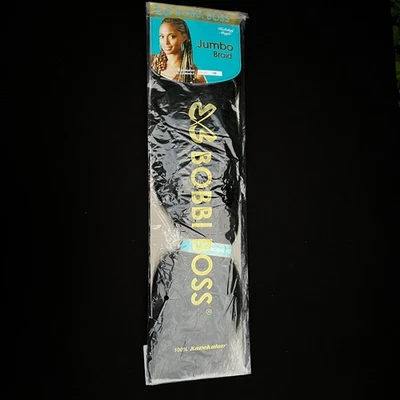 Bobbi Boss Jumbo Braids Kanekalon Fiber 100% Non Flammable Authentic Color 1B - Image 1 of 4