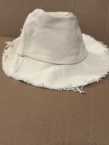 VTG Magic Hat bucket hat by The Hatters Trinidad, CO sz L raw edge thick canvas - Picture 1 of 6