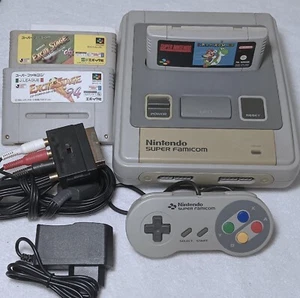 CONSOLA SUPER NINTENDO FAMICOM JAP + MOD 60H MULTIREGION 2 JUEGOS + MARIO WORLD - Imagen 1 de 11