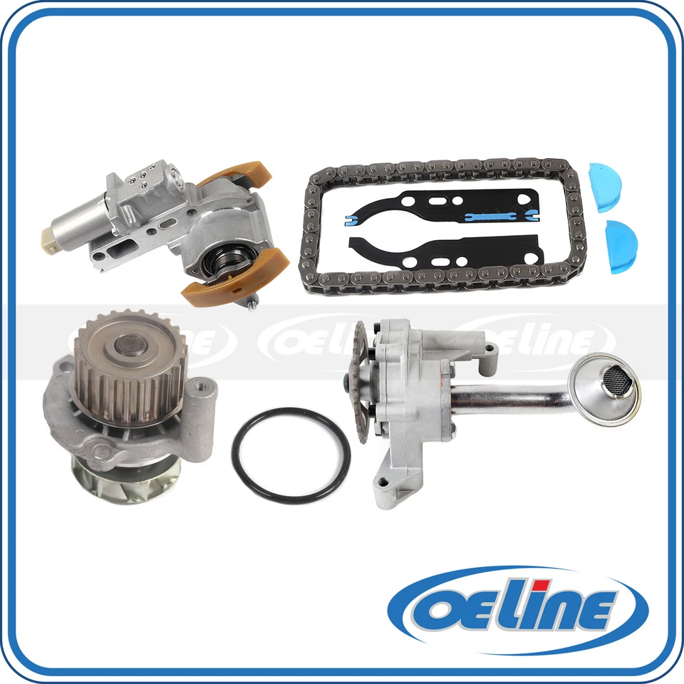 Подходит для 03–06 Audi A4 Volkswagen Beetle Golf комплект цепи ГРМ 1,8 л масляный водяной насос - Изображение 1 из 4