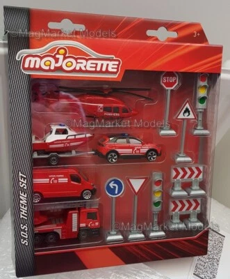 MAJORETTE · S.O.S. THEME SET · BRAND NEW IN SEALED PACK · RARE IN THE UK - Image 1 of 3