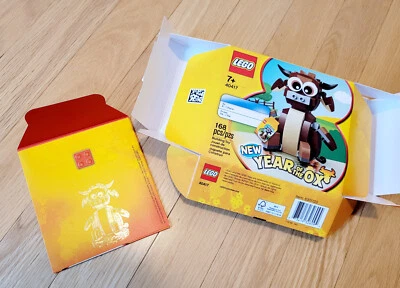 LEGO 40417 Year of the Ox BOX & ENVELOPE ONLY - NO BRICKS Chinese New Year 2021 - Image 1 of 2