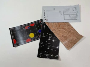 Vintage ACME Studio Printed Leather Samples CHARLES EAMES - FRANK LLOYD WRIGHT - Picture 1 of 2