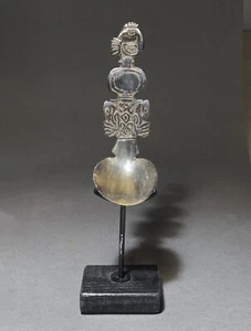 Cuchara cuerno ceremonial tallado #cuchara - Timor - Indonesia - - Imagen 1 de 15
