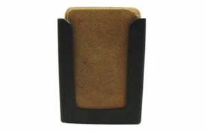 Salz Mineral Block Halter schwarz Mini 4 Pfund Vieh abgerundete Kanten - Bild 1 von 1