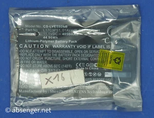 Lenovo Laptop Akku CS-LVE590NB, L17C3P51, 01AV448, SB10T83131 - Neu OVP - Bild 1 von 3