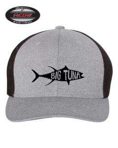 GORRA DE CAMIONERO PESCADOR DE ATÚN GRANDE FLEXFIT CON MALLA *ENVÍO GRATUITO EN CAJA* - Imagen 1 de 8