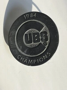 SELTENE Chicago Cubs 1984 Champions Gürtelschnalle - MLB Vintage von Dy-Chem - Bild 1 von 6