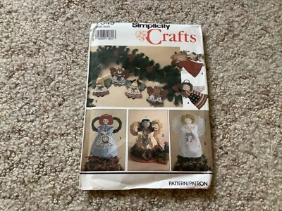 Simplicity SEWING PATTERN 7549 Angel Tree Topper CHRISTMAS Decoration UNCUT - Image 1 of 3