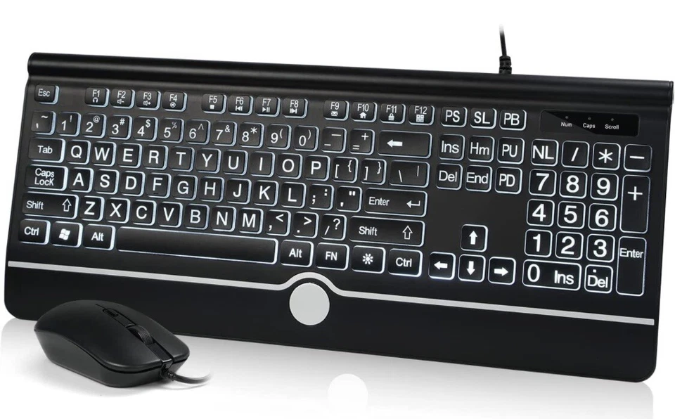 Jelly Comb Wired Backlit Black Wired Keyboard IWG-YFXG01- A0025 - Image 1 of 4
