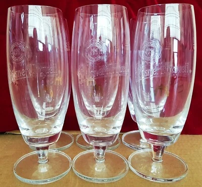 SET 6 BICCHIERI BIRRA PILSNER URQUELL ML. 300 NUOVO TIPO HEINEKEN BECK'S CERES - Immagine 1 di 4