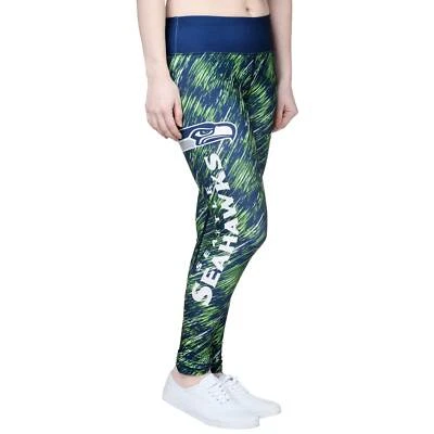 NEW NFL Seattle Seahawks Football Leggings Pants Women Ladies S Small NWT - Image 1 of 2