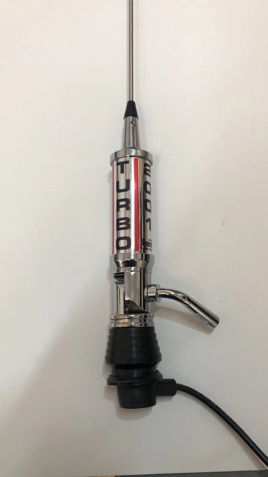 LEMM AT 2001 TURBO ANTENNA 27MHZ CB 26÷28,5 MHz 2000W Cromo - Immagine 1 di 4