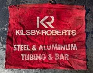 Vintage Kilsby-Roberts Steel & Aluminum Safety Warning Trucking Flag - Picture 1 of 1
