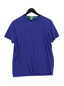 Hugo Boss Women's T-Shirt XL Purple 100% Cotton Short Sleeve Round Neck Basic - Picture 1 of 6