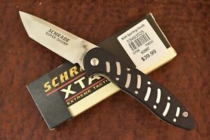 SCHRADE SUPER-SHARP TACTICAL LINER LOCK KNIFE SQ586T 2005 (10081)