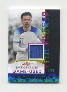 2024 Leaf In The Game Used JACK GREALISH PATCH 2/60 - Picture 1 of 2