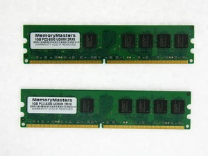 2GB Kit 2X 1GB DDR2 PC2-5300 667Mhz Dell Dimension 9200 9200C Memory RAM - Picture 1 of 1