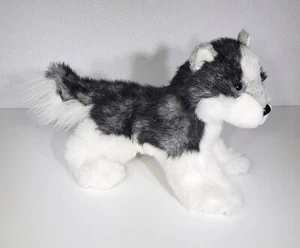 Douglas Cuddle Toy Sasha Husky Puppy Dog Gray Wolf Plush Stuffed Animal 13" EUC - Imagen 1 de 9