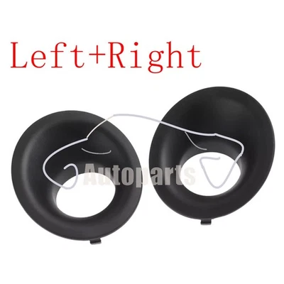For 2015-2023 Dodge Challenger Fog Lights Bezels Driving Lamp Covers Frame Pair - Image 1 of 4