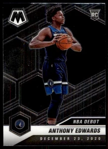Mosaico Panini Anthony Edwards RC 2020-21 Minnesota Timberwolves #261 - Imagen 1 de 2