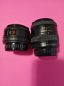 Smc Pentax-F 50mm f/1.7 AF Lens/Pentax  Smc A 35-80mm - Picture 1 of 7