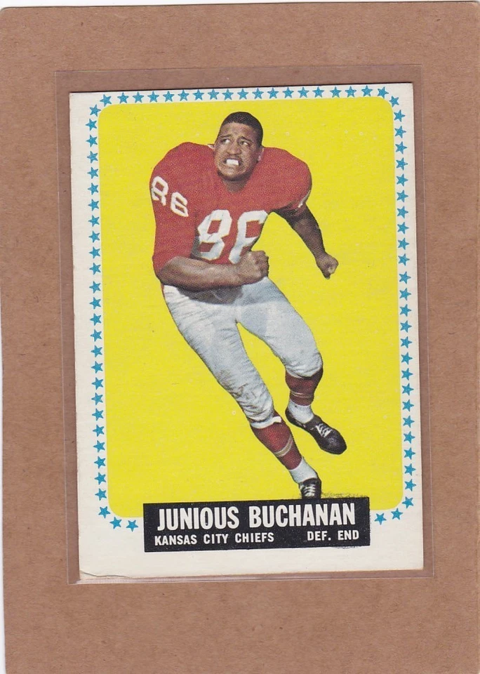 1964 Topps Football Buck Buchanan Rookie #92 Chiefs Ex *A42095 Foto 1 de 1