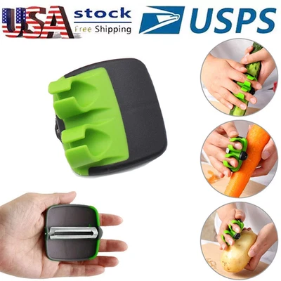 Pelador afilado de verduras y frutas con hoja de acero inoxidable cortador de aparatos de cocina Foto 1 de 4