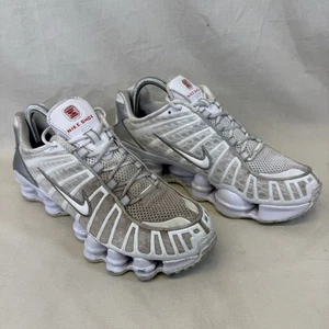 NIKE Shox TL Women Shoes 'White' (AR3566-100) Sz 8 - Picture 1 of 9